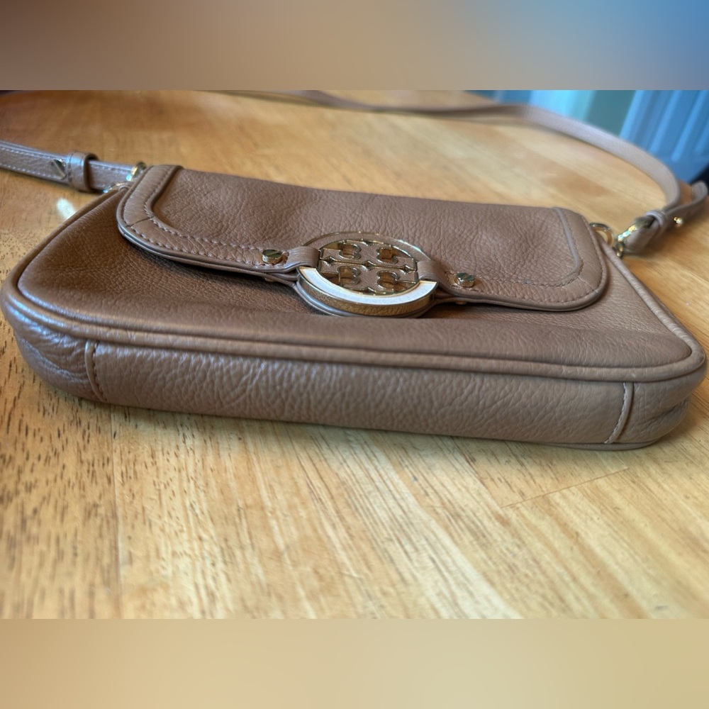 Tory Burch Brown Leather Crossbody Bag - Picture 7 of 11